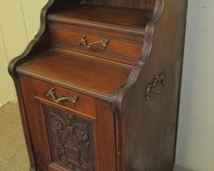 Victorian Cabinet w/Coal Hod Inside