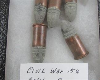 Civil War .56 Caliber Bullets