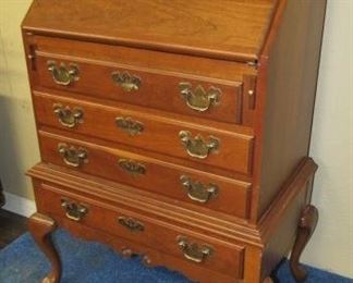 Maddox Furniture Cherry Drop Front Desk