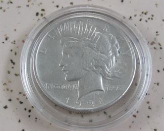 1921 Peace Silver Dollar - Key Date