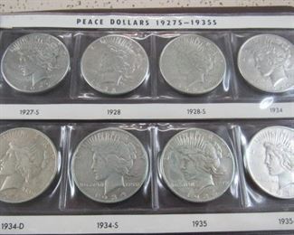 Rest of Peace Dollar Collection