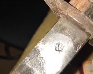 What is believed to be a Japanese bayonet 