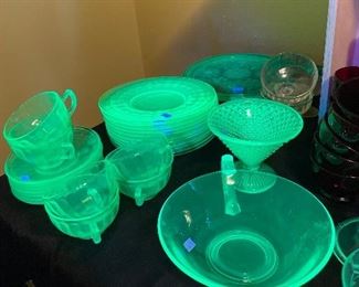 Uranium glass