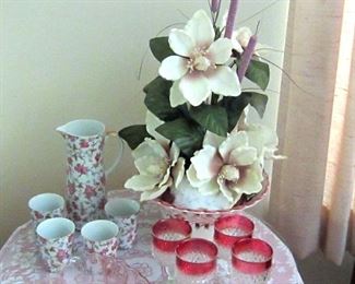 Decorative glassware and ceramics