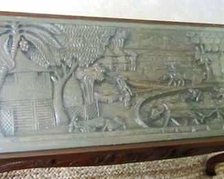 Coffee table top detail (under glass)