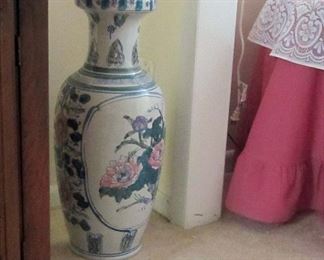 Tall ceramic vase