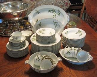 Narumi china, Spring Bamboo Pattern, set