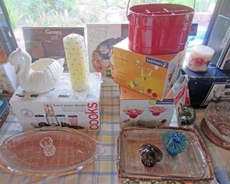 Decorative and serving items