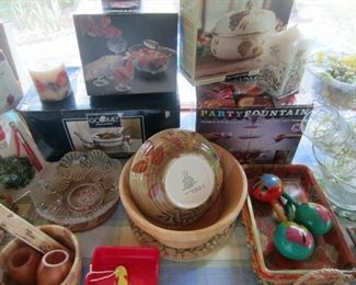 Decorative and serving items