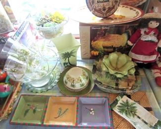 Decorative and serving items