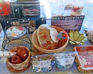 Decorative and serving items