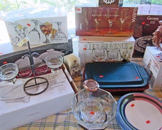 Decorative and serving items