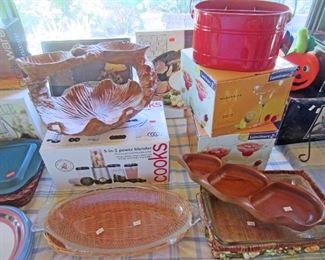 Decorative and serving items