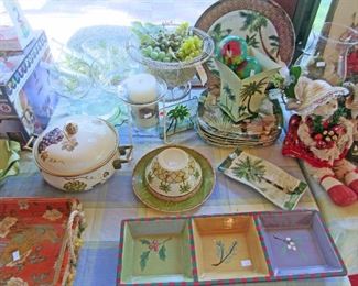 Decorative and serving items