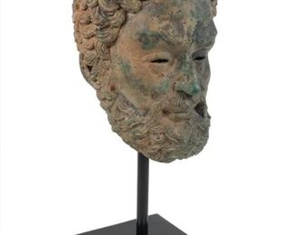 Fine Bronze Antiquarian Style Bust

