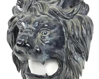 Large Cast Iron Lion Face for Fountain
