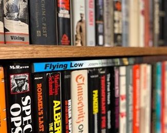 A library of books - with a focus on military history!