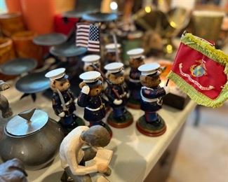 Marine paraphernalia! Semper Fi. 