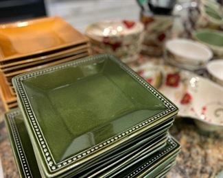 Plenty of Pier 1 dinner ware!