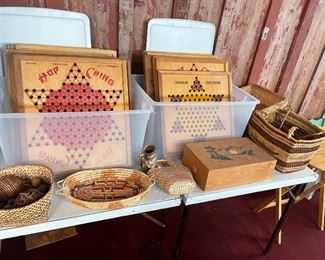 Wood Chinese Checkers Board Games