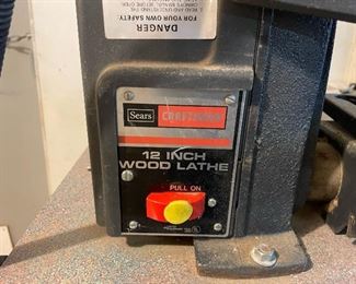 Sears Craftsman 12 Inch Wood Lathe