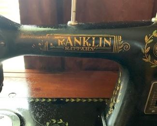 Franklin Rotary Sewing Machine & Table