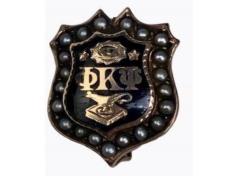 Phi Kappa Psi 1890's Fraternity Pin Amherst College