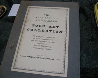A. Aldrich Folk art book with sleeve