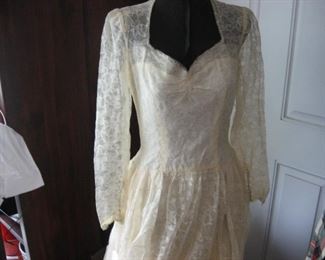 Vintage wedding gown