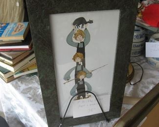 P Buckley Moss signed picture