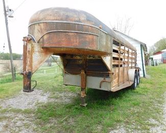 16ft Goose Neck Stock Trailer (4-New 265/75/R16 Tires 