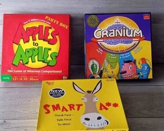 Apples To Apples, Cranium, Smart A Games