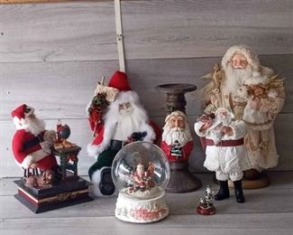 Assorted Santas