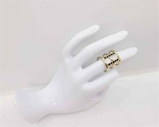 Cocktail Ring With Stones Authenticity Unknown