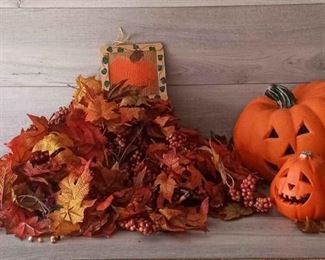 Fall Leaves, JackOLantern  More