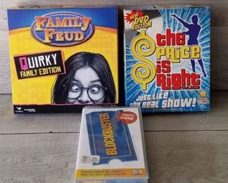 Family Feud Quirky Family Edition, DVD Price is Right, Blockbuster Games