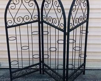 Metal Folding Arched Candle Stand