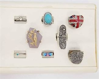 Rings Lot 4 Authenticity Unknown