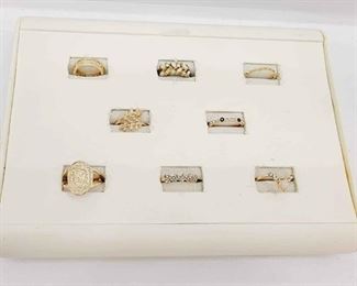Rings Lot 8 Authenticity Unknown