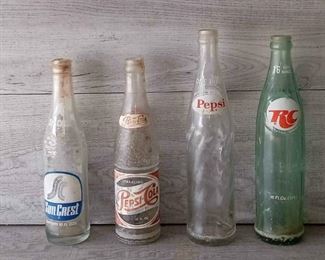 Vintage Pepsi Bottles