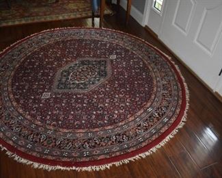 6ft Oriental Style Round Carpet