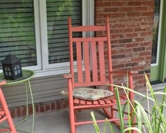 Outdoor Wood Porch Rocking Chair Wooden Rocker