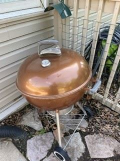 Weber Copper Kettle Premium Charcoal Grill 22" w/ Thermometer