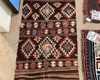 Antique Turkish and Iran Kilim rugs. See next 4 photos for more.
