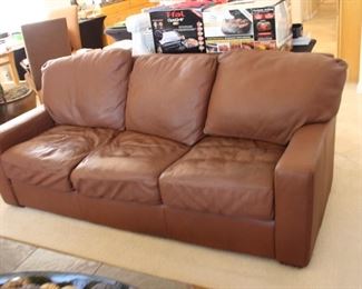 Leather sofa