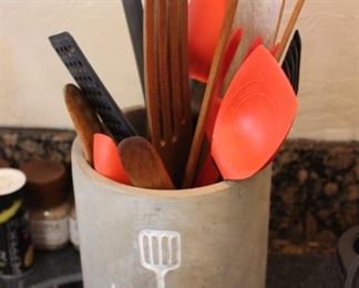 kitchen accessories - many new and silicon, stone, etc