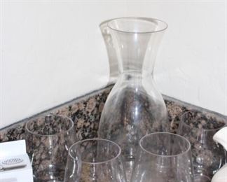 Decanter with glasses