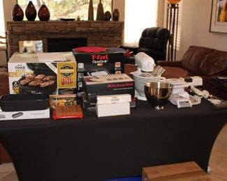 NInja foodie XL grill, T-fal Optigrill, Kitchenaid standing mixer plus more