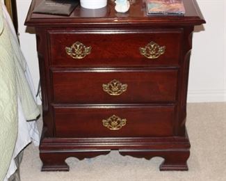 Cherry wood nightstand