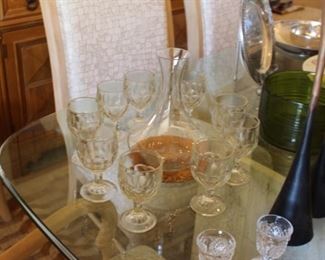 Crystal stemware